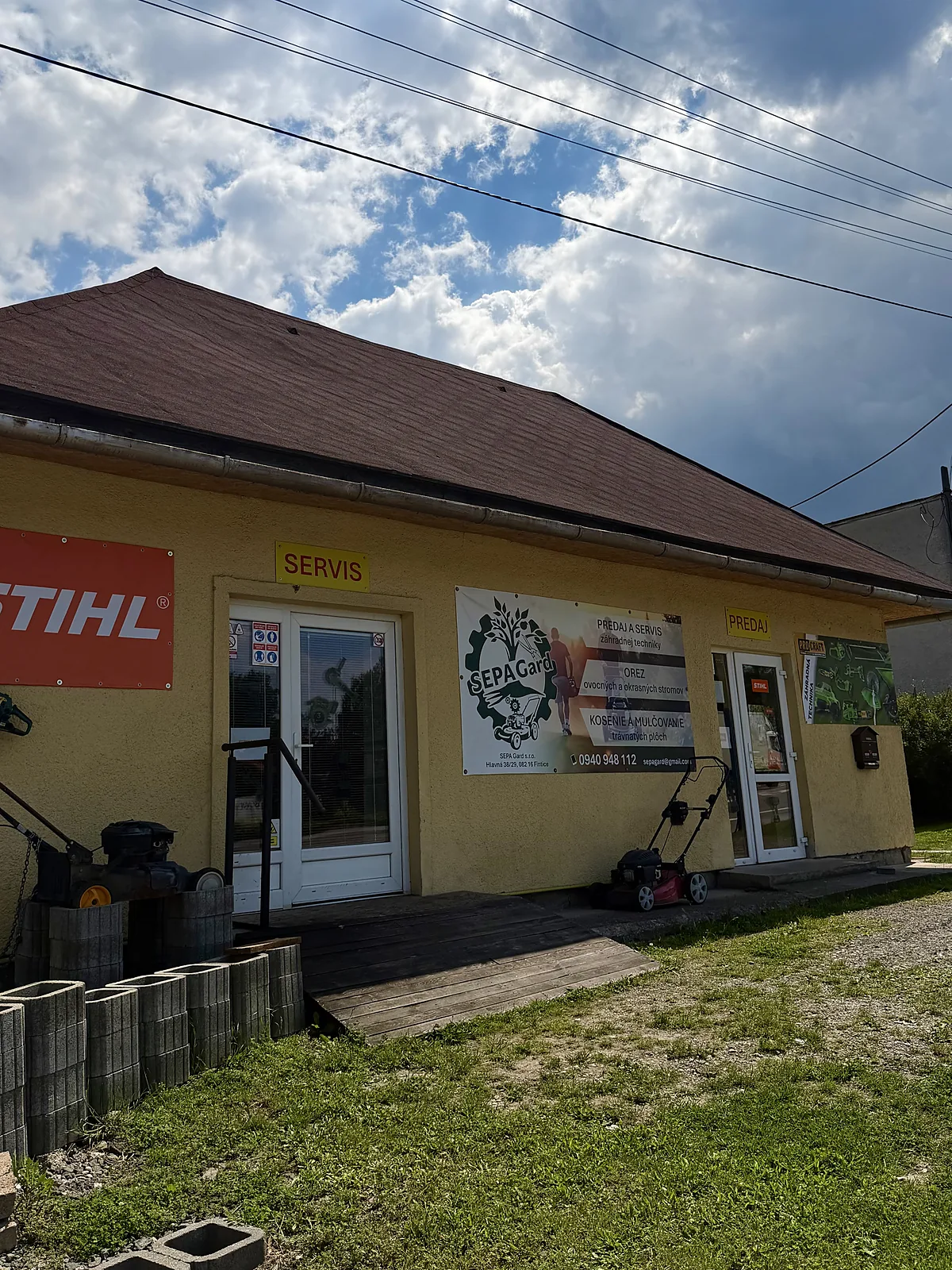 Predajňa a servis SEPA Gard v Kapušanoch